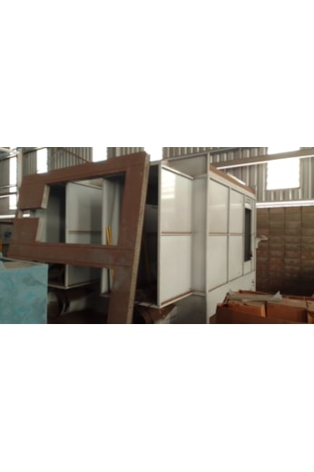 Conjunto com 2 Cabinas de Pintura a Pó Eletrostática + Estufa Contínua a Gás De Polimerização - VN850