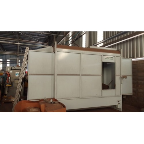Conjunto com 2 Cabinas de Pintura a Pó Eletrostática + Estufa Contínua a Gás De Polimerização - VN850