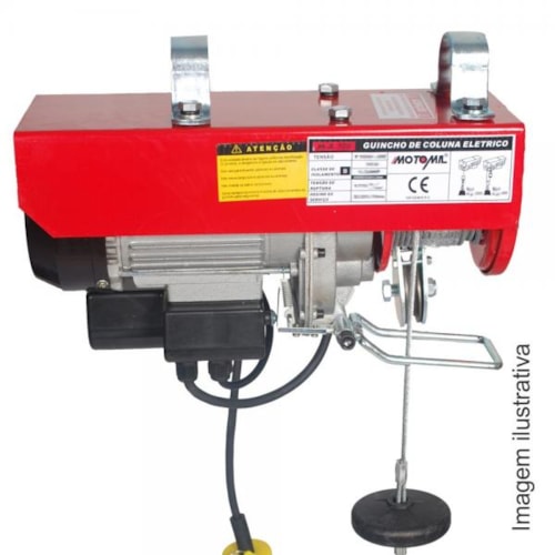Guincho elétrico de coluna 300/600KG 220V  Motomil - HA105