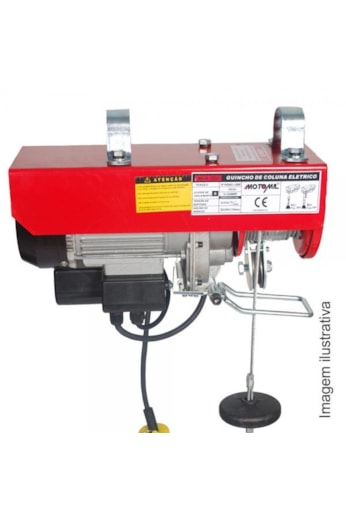 Guincho elétrico de coluna 300/600KG 220V  Motomil - HA105