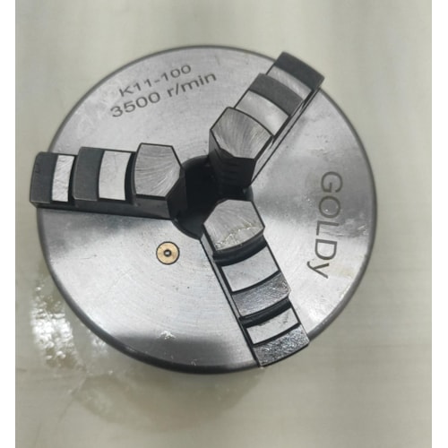 Placa para torno 3 castanhas ineiriças 100MM - Goldy K11-100