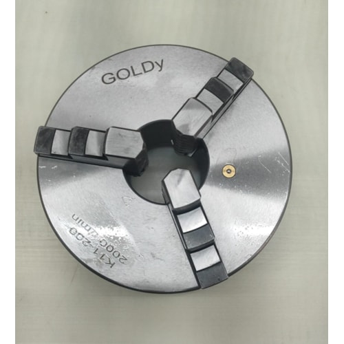 Placa para Torno 3 Castanhas inteiriças 200 mm - Goldy K11-200