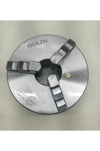 Placa para Torno 3 Castanhas inteiriças 200 mm - Goldy K11-200