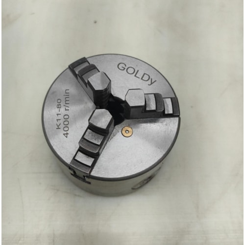 Placa para Torno 3 Castanhas inteiriças 80 mm - Goldy K11-80