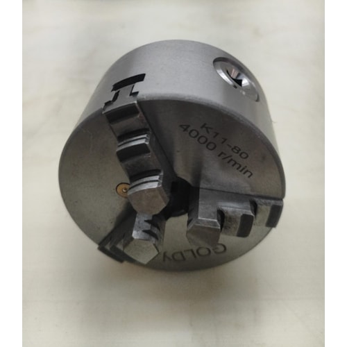 Placa para Torno 3 Castanhas inteiriças 80 mm - Goldy K11-80