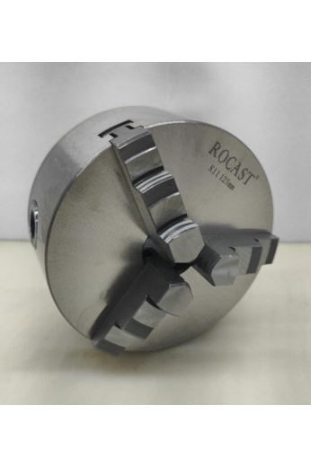 Placa para Torno 3 Castanhas Universais Rocast - K11-125 mm 