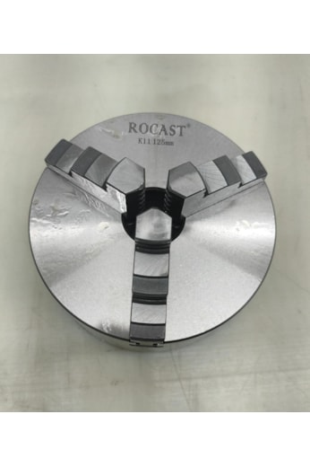 Placa para Torno 3 Castanhas Universais Rocast - K11-125 mm 