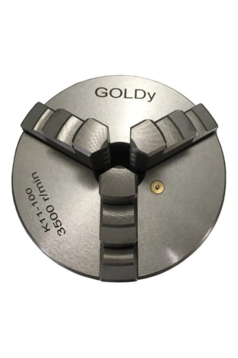 Placa para torno 4 castanhas ineiriças 100MM  Goldy -K12100