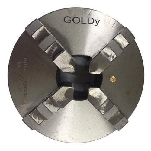 Placa para torno 4 castanhas ineiriças 200MM - Goldy K12-200