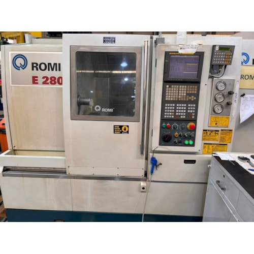 Torno CNC Romi com ferramenta acionada E280 - PUL03