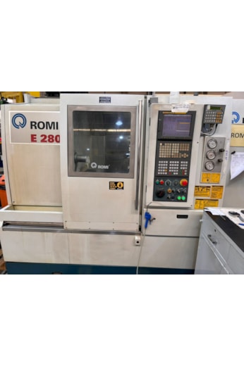Torno CNC Romi com ferramenta acionada E280 - PUL03