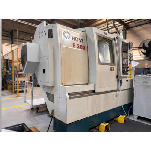 Torno CNC Romi com ferramenta acionada E280 - PUL03