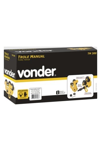 Trole manual 3,0 Tonelada TM300  - Vonder